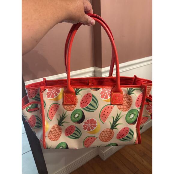 #A90 Dooney and Burke Fruit tote - Picture 1 of 1